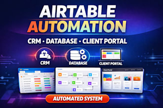 setup airtable automation airtable crm airtable database softr airtable expert