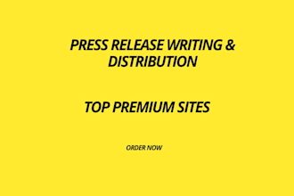 write and distribute your press release professionally PR distribution