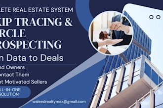do real estate skip tracing and find property owner leads