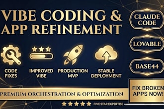be your vibe coding expert, claude code, lovable and base44