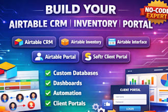 inventory airtable portal  airtable crm airtable  interface  airtable softr
