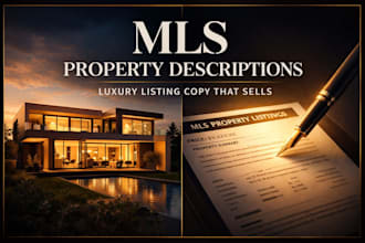 write mls listing luxury real estate writer compelling property listing copy