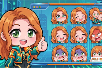 make amazing twitch emotes and sub badges in bulk for you