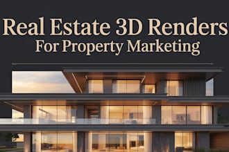 create high impact architectural renderings for real estate social media