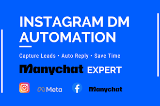 create instagram manychat dm automation for lead generation