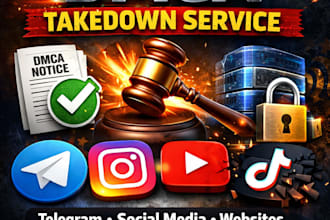 file a takedown copyright infringement with dmca on telegram within 24 hours