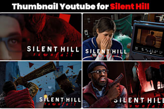 design silent hill horror youtube thumbnail