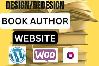 design book author website book author landing page design wix website