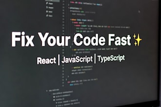 fix bugs in your javascript, react or typescript code