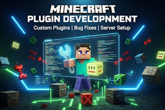 create functional minecraft plugin for paper mc, smp, spigot, java server