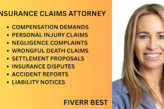 manage personal injury, compensation, negligence and insurance settlement cases