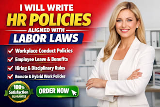 write HR policies aligned with labor laws for your business