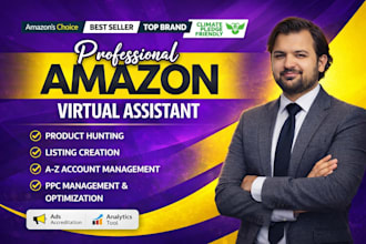 amazon virtual assistant, amazon advertising, va  assistant