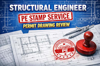 licensed engineer structural pe stamp for california hawaii nevada georgia stamp