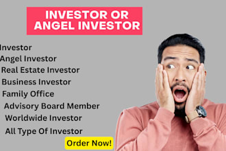 find active angel investors and building investor email list