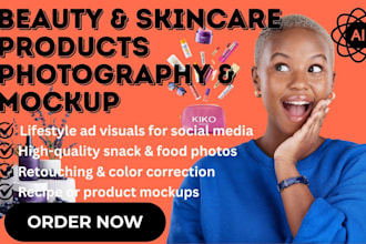 create elegant beauty and skincare product photography and mockup for your brand