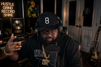 be your UK rap, trap rap, gangster rap vocalist, hip pop rapper, freestyle rap
