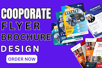 do professional company flyer  product sell sheet sales flyer for your business