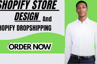design a professional shopify store and build a profitable dropshipping