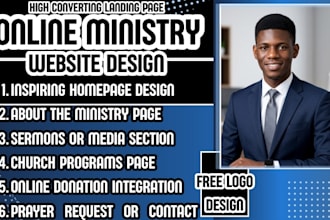 online ministry website church website church donation website faith based