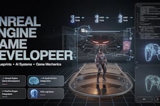 do unreal engine game development ai system integration mechanic ue5 blueprints