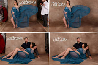 naturally retouch wedding and couple photos professionally
