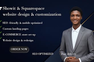 design or customize a professional showit website
