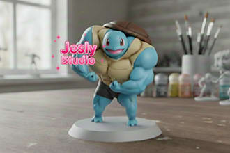 convertiré tu imagen en un modelo 3d para impresión
