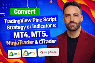convert tradingview pine script strategy or indicator to mt4, mt5, ninjatrader 8