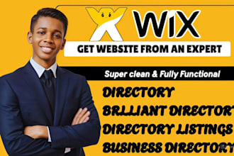 brilliant directory website wix directory website wix business directory website