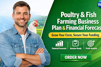 prepare a poultry farm fish farming business plan with financial forecast
