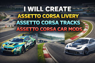 create assetto corsa livery, create assetto corsa tracks, assetto corsa car mods
