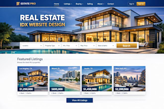 design real estate idx website realtor website with mls idx website integration