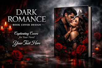 design a dark romance mafia or steamy romance book cover for amazon KDP