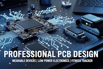 design pcb for wearable electronics, trackers, and iot devices