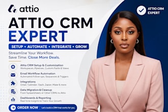 be your attio CRM expert email workflow automation setup integrations attio