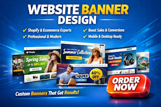 design etsy banner and web banners for your shop