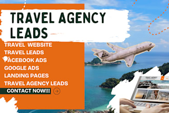 run high converting facebook ads for travel agency ,travel insurance sale funnel