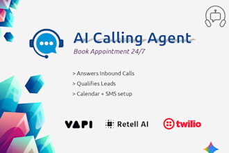 build an ai calling agent to book appointments