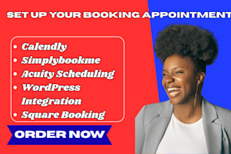setup calendly acuity scheduling simplybook square booking and wordpress integer