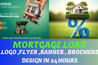 do mortgage loan flyer business card rack card mortgage banner mortgage brochure
