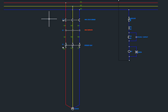 design lighting layout, demand load calculation, and electrical single li