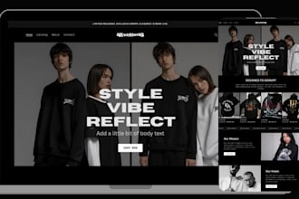 do clothing shopify store, fashion, boutique store anime streetwear cloth store