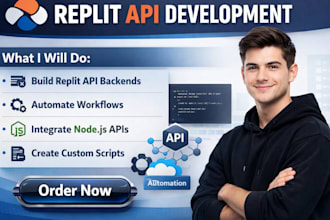 build replit api development replit saas api backend automation replit node api