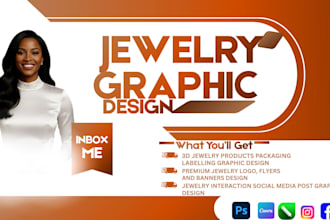 luxury jewelry logo design, social media design mockups, lookbooks, label design