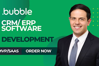 build bubble crm software web app bubble erp software web app bubble mvp web app