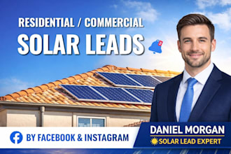 create high converting facebook solar lead generation campaign for installers