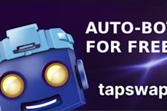 develop a tap to earn bot like hamster kombat and tapswap bot