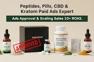fix peptide ads cbd campaign approval smoke ads supplement web marketing
