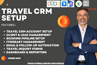 setup travel crm travel zoho dolphin dynamics toogo trawex nethunt traveljoy ezu
